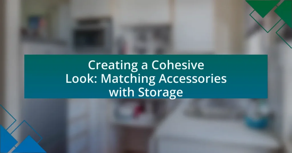 Creating a Cohesive Look: Matching Accessories with Storage