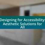 Designing for Accessibility: Aesthetic Solutions for All