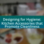 Designing for Hygiene: Kitchen Accessories that Promote Cleanliness
