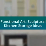 Functional Art: Sculptural Kitchen Storage Ideas