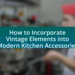 How to Incorporate Vintage Elements into Modern Kitchen Accessories