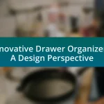 Innovative Drawer Organizers: A Design Perspective