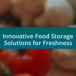 Innovative Food Storage Solutions for Freshness