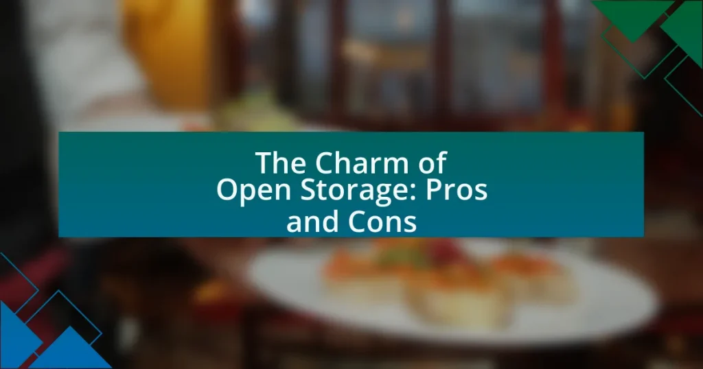 The Charm of Open Storage: Pros and Cons