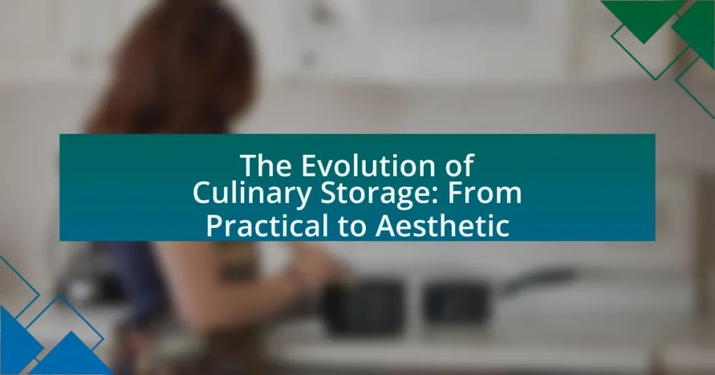 The Evolution of Culinary Storage: From Practical to Aesthetic
