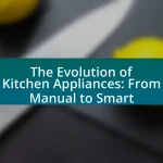 The Evolution of Kitchen Appliances: From Manual to Smart