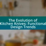 The Evolution of Kitchen Knives: Functional Design Trends