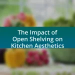 The Impact of Open Shelving on Kitchen Aesthetics