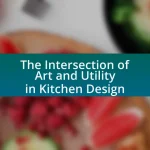 The Intersection of Art and Utility in Kitchen Design