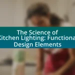 The Science of Kitchen Lighting: Functional Design Elements